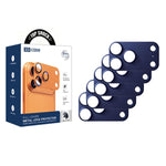 XDcase Lot de 5 protections d'objectif creuses en alliage de titane, pour iPhone 17 Pro Max, pour iPhone 17 Pro