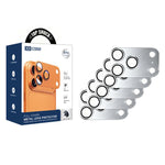 XDcase Film d'objectif d'appareil photo en métal givré à couverture complète 5 pièces, pour iPhone 17 Pro Max, pour iPhone 17 Pro