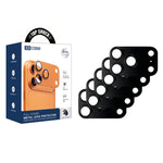 XDcase Film d'objectif d'appareil photo en métal givré à couverture complète 5 pièces, pour iPhone 17 Pro Max, pour iPhone 17 Pro