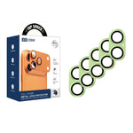 XDcase Lot de 5 films de protection en métal dépoli avec anneau d'objectif pour appareil photo, pour iPhone 17