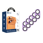 XDcase Lot de 5 films de protection en métal dépoli avec anneau d'objectif pour appareil photo, pour iPhone 17