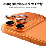 XDcase Lot de 5 films de protection en métal dépoli avec anneau d'objectif pour appareil photo, pour iPhone 17