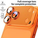 XDcase Lot de 5 films de protection en métal dépoli avec anneau d'objectif pour appareil photo, pour iPhone 17