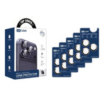 XDcase Lot de 5 protections d'objectif d'appareil photo Hawkeye AF + AR avec outil d'alignement, pour iPhone 17 Pro Max, pour iPhone 17 Pro