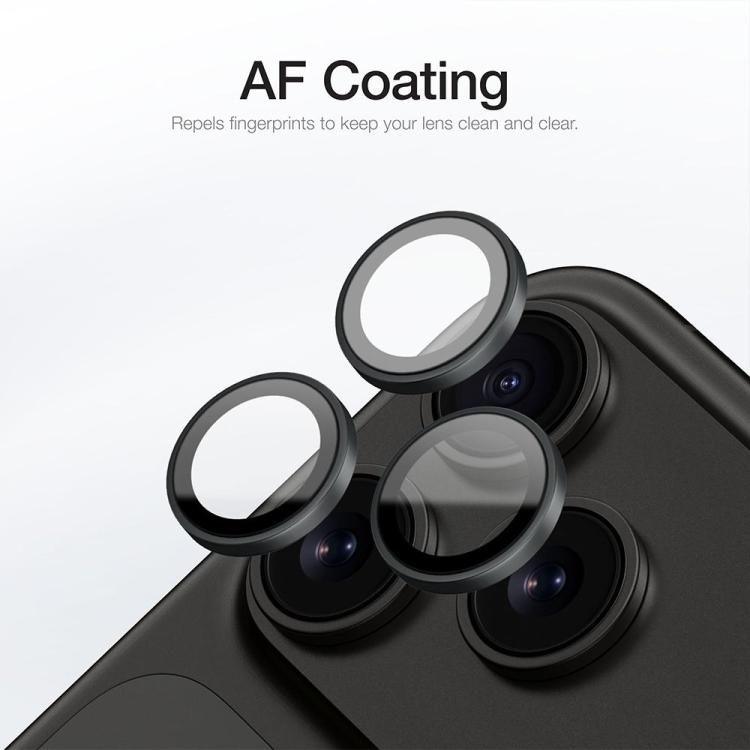 XDcase Lot de 5 protections d'objectif d'appareil photo Hawkeye AF + AR avec outil d'alignement, pour iPhone 17 Pro Max, pour iPhone 17 Pro