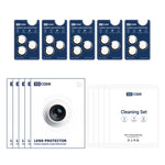 XDcase Lot de 5 protections d'objectif d'appareil photo Hawkeye AF + AR avec outil d'alignement, pour iPhone 17 Pro Max, pour iPhone 17 Pro