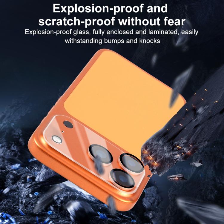 XDcase 5 films de protection en verre trempé pour caméra arrière avec sérigraphie intégrée, pour iPhone 17 Pro Max, pour iPhone 17 Pro, pour iPhone 17, pour iPhone Air