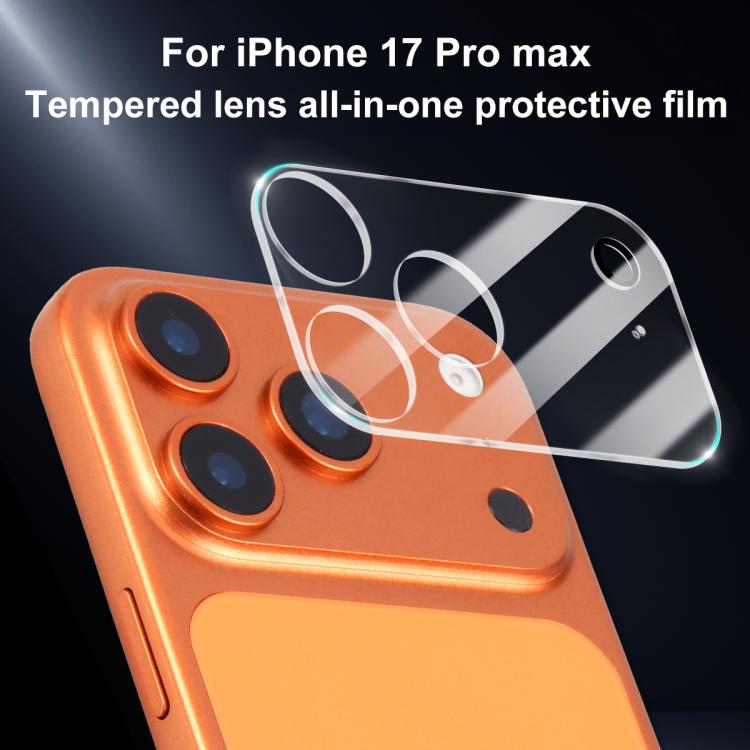 XDcase 5 films de protection transparents intégrés en verre trempé pour appareil photo, pour iPhone 17 Pro Max, pour iPhone 17 Pro, pour iPhone 17, pour iPhone Air