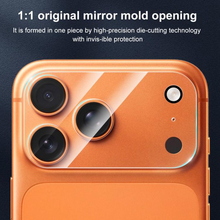 XDcase 5 films de protection transparents intégrés en verre trempé pour appareil photo, pour iPhone 17 Pro Max, pour iPhone 17 Pro, pour iPhone 17, pour iPhone Air