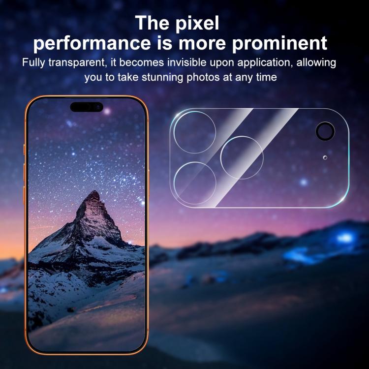 XDcase 5 films de protection transparents intégrés en verre trempé pour appareil photo, pour iPhone 17 Pro Max, pour iPhone 17 Pro, pour iPhone 17, pour iPhone Air
