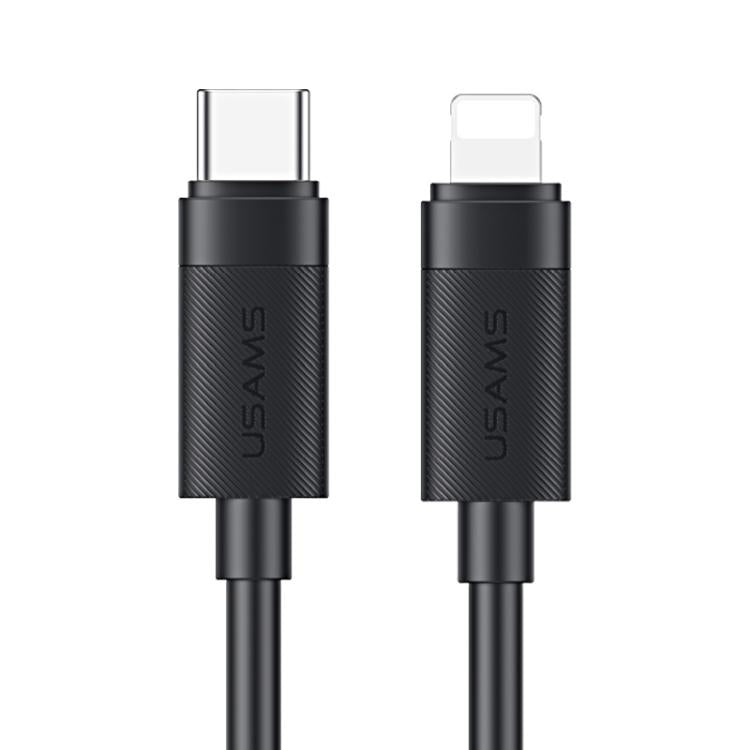 Câble de données de charge rapide USAMS SJ781 U94 USB-C / Type-C vers 8 broches PD30W, 1m
