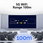 Ensemble émetteur-récepteur de recopie d'écran sans fil 5G Measy AM18052T