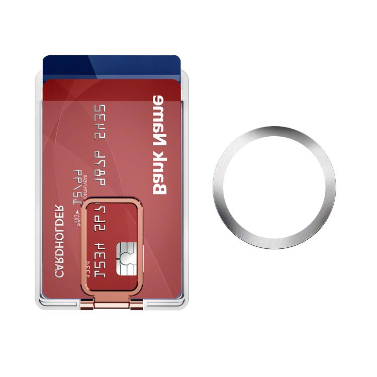 XDcase Support de carte magnétique arrière avec support pour iPhone / Galaxy et plus