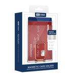 XDcase Support de carte magnétique arrière avec support pour iPhone / Galaxy et plus