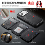 Étui de téléphone détachable MAGKING K3 Series MagSafe RFID K3 Pro avec porte-cartes, Pour iPhone 17 Pro Max, Pour iPhone 17 Pro, Pour iPhone Air