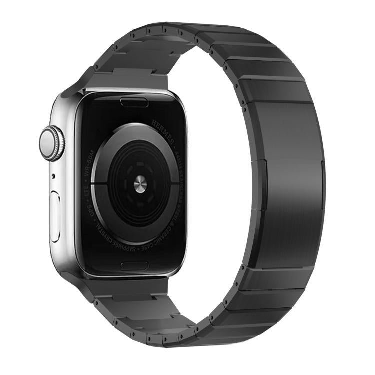 Bracelet de montre à fermoir pliant à une perle en alliage de titane, pour Apple Watch 46mm / 49mm / 45mm / 44mm, pour Apple Watch 42mm / 41mm / 40mm / 38mm