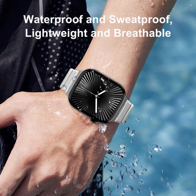 Bracelet de montre à fermoir pliant à une perle en alliage de titane, pour Apple Watch 46mm / 49mm / 45mm / 44mm, pour Apple Watch 42mm / 41mm / 40mm / 38mm
