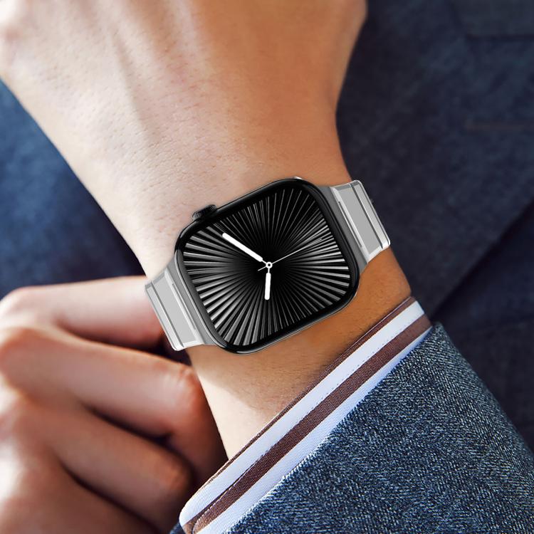 Bracelet de montre à fermoir pliant à une perle en alliage de titane, pour Apple Watch 46mm / 49mm / 45mm / 44mm, pour Apple Watch 42mm / 41mm / 40mm / 38mm