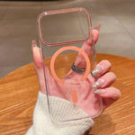 Kemeng Clear PC Magnetic Phone Case, For iPhone 17 Pro Max, For iPhone 17 Pro