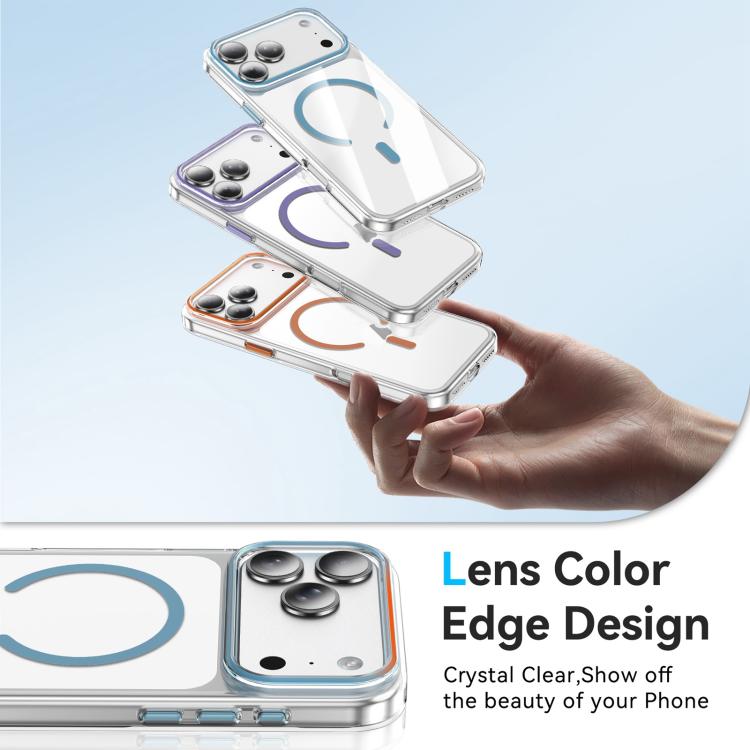 Kemeng Clear PC Magnetic Phone Case, For iPhone 17 Pro Max, For iPhone 17 Pro