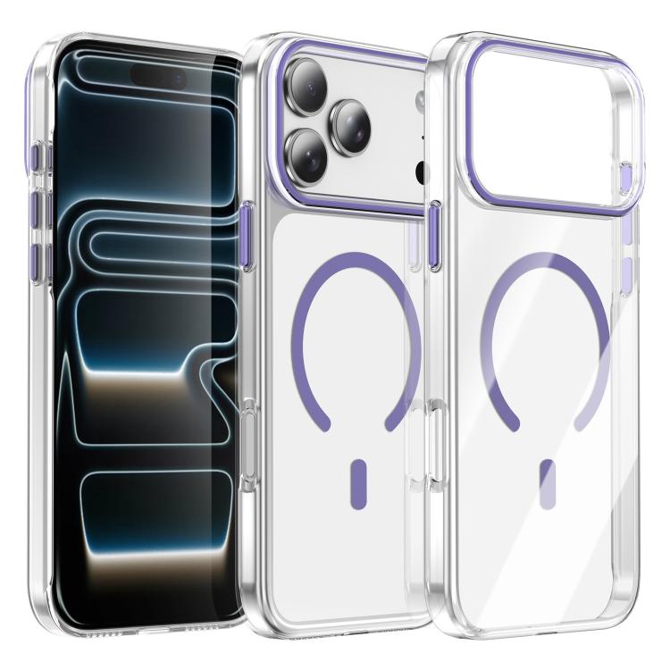 Kemeng Clear PC Magnetic Phone Case, For iPhone 17 Pro Max, For iPhone 17 Pro