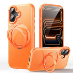 Étui de téléphone en cuir avec support magnétique rotatif à 360 degrés, pour iPhone 17 Pro Max, pour iPhone 17 Pro, pour iPhone 17, pour iPhone Air, pour iPhone 16 Pro Max, pour iPhone 16 Pro, pour iPhone 16 Plus, pour iPhone 16