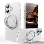 Étui de téléphone en cuir avec support magnétique rotatif à 360 degrés, pour iPhone 17 Pro Max, pour iPhone 17 Pro, pour iPhone 17, pour iPhone Air, pour iPhone 16 Pro Max, pour iPhone 16 Pro, pour iPhone 16 Plus, pour iPhone 16