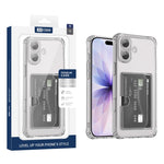 Coque de téléphone XDcase en TPU transparent avec fente pour carte et trous précis, Pour iPhone 17 Pro Max, Pour iPhone 17 Pro, Pour iPhone 17, Pour iPhone Air