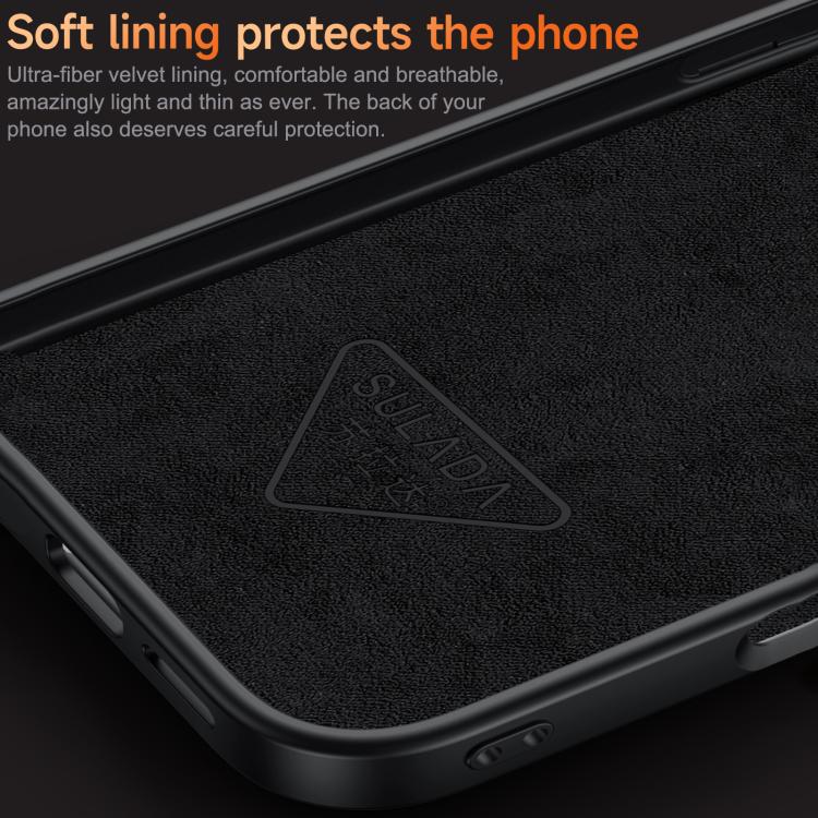 Étui de téléphone en similicuir avec support métallique caché au poignet SULADA, pour iPhone 17 Pro Max, pour iPhone 17 Pro, pour iPhone 17, pour iPhone 16 Pro Max, pour iPhone 16 Pro, pour iPhone 16