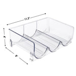 Range-bouteilles pour réfrigérateur en PET transparent de qualité alimentaire