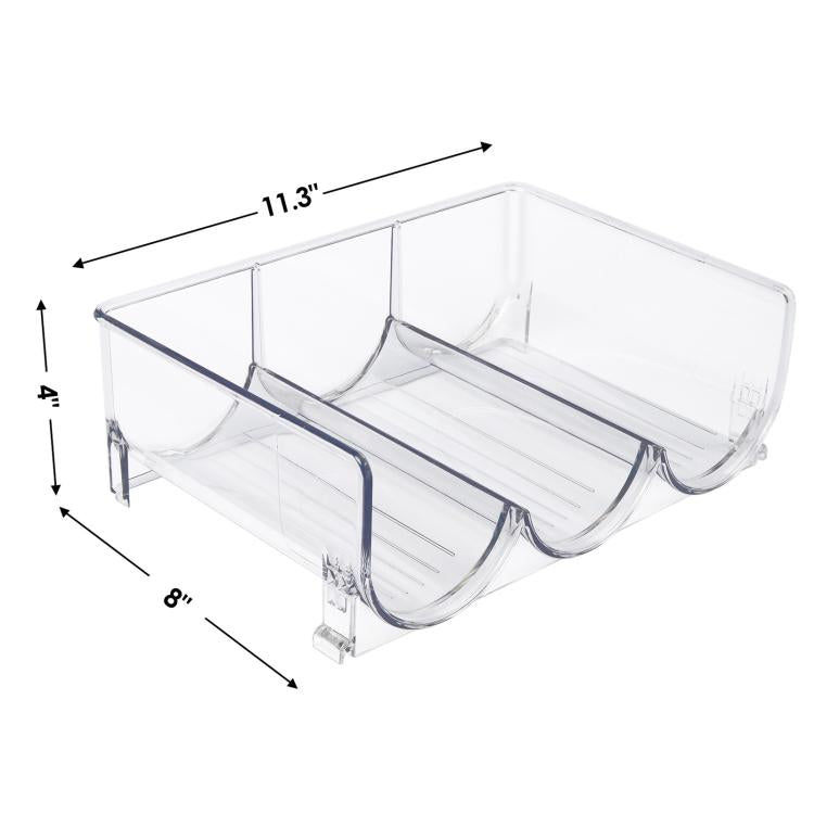 Range-bouteilles pour réfrigérateur en PET transparent de qualité alimentaire