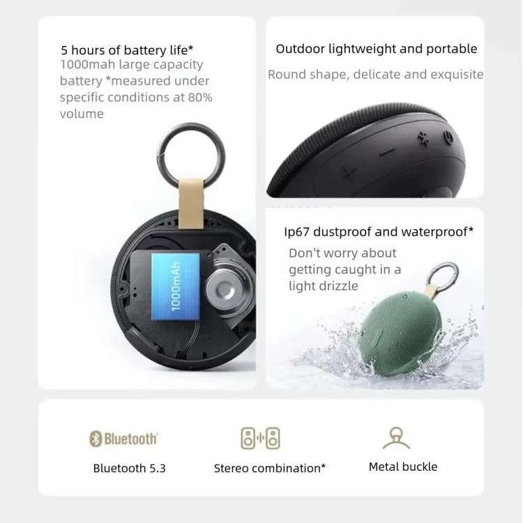 Haut-parleur Bluetooth Xiaomi Redmi Original 2 Haut-parleur portable étanche IP67 pour l'extérieur