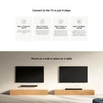 Barre de son Xiaomi originale 2.0 pour TV et PC avec prise en charge de la connexion NFC, prise US