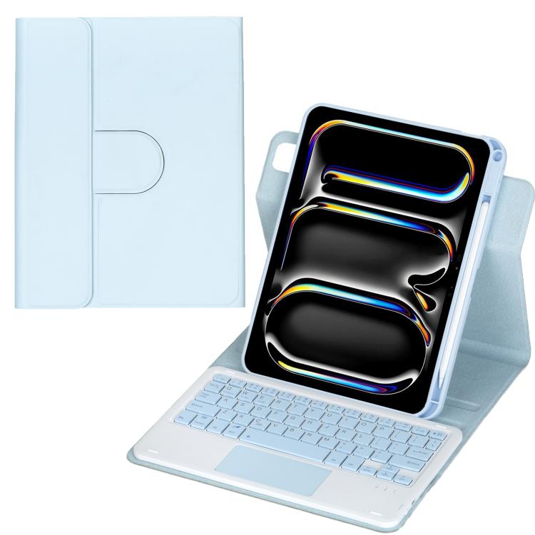 360-degree Rotation Bluetooth Keyboard Leather Tablet Case with Touchpad, For iPad Pro 11 2025 / 2024, For iPad 2025 / 2022, For iPad Air 11 2025 / iPad Pro 11 2022, For iPad 10.2 2021 / 2019 / iPad Air 3