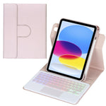 Étui pour tablette en cuir avec clavier Bluetooth rétroéclairé rotatif à 360 degrés et pavé tactile, pour iPad Pro 11 2025 / 2024, pour iPad 2025 / 2022, pour iPad Air 11 2025 / iPad Pro 11 2022, pour iPad 10.2 2021 / 2019 / iPad Air 3