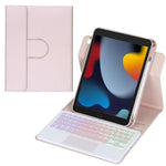 Étui pour tablette en cuir avec clavier Bluetooth rétroéclairé rotatif à 360 degrés et pavé tactile, pour iPad Pro 11 2025 / 2024, pour iPad 2025 / 2022, pour iPad Air 11 2025 / iPad Pro 11 2022, pour iPad 10.2 2021 / 2019 / iPad Air 3