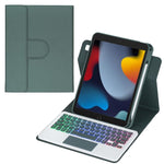 Étui pour tablette en cuir avec clavier Bluetooth rétroéclairé rotatif à 360 degrés et pavé tactile, pour iPad Pro 11 2025 / 2024, pour iPad 2025 / 2022, pour iPad Air 11 2025 / iPad Pro 11 2022, pour iPad 10.2 2021 / 2019 / iPad Air 3