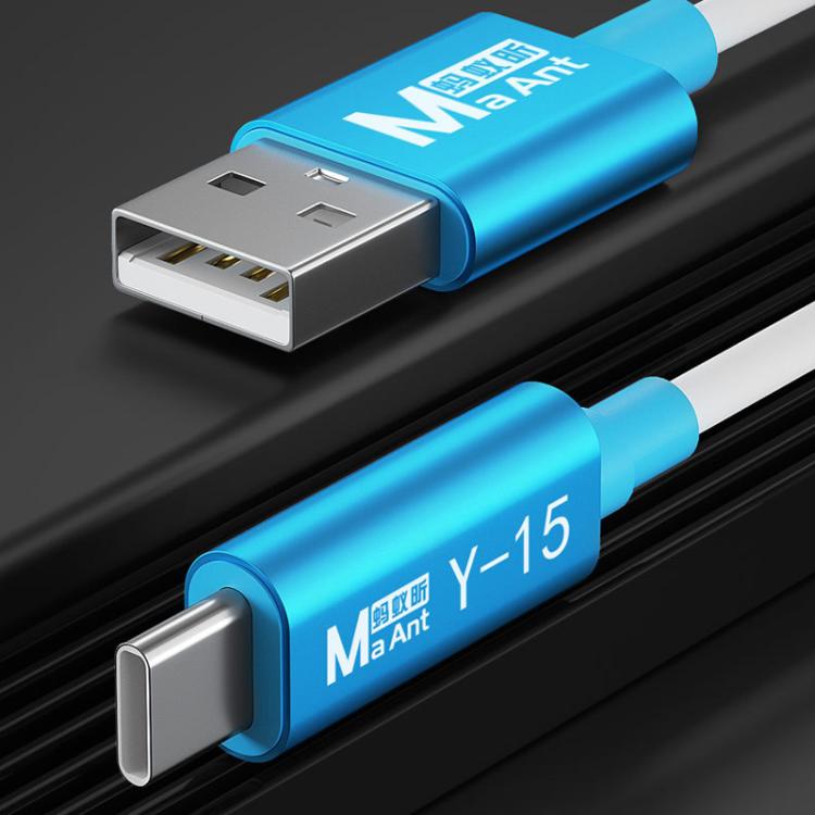 Câble de transmission de données de recharge MaAnt Y-15 USB vers Type-C pour iPhone/iPad, MaAnt Y-15