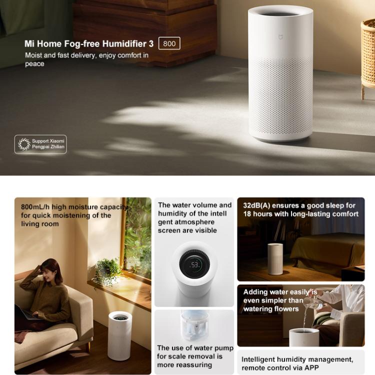 Humidificateur sans brouillard Xiaomi Mijia 6L 3, Humidificateur sans brouillard 6L 3