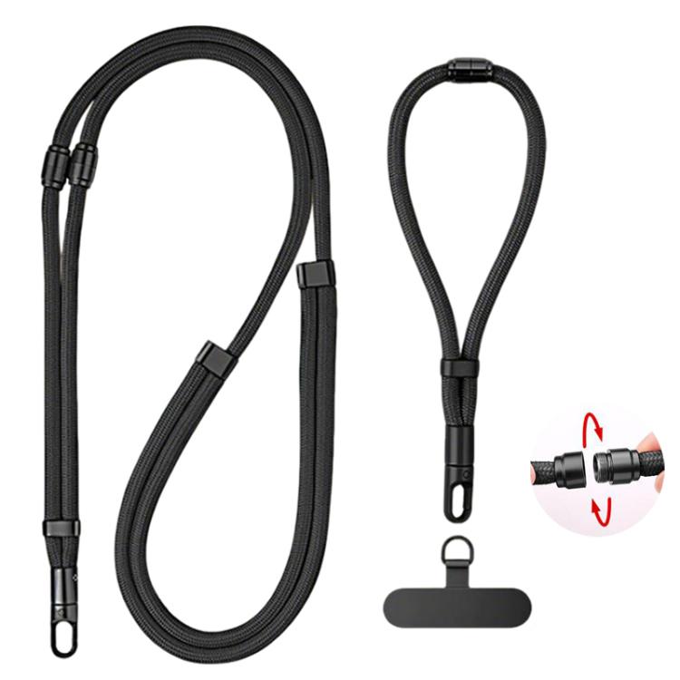 XDcase Lanière de Téléphone Anti-Perte Détachable 3-en-1 Bandoulière / Cou / Poignet avec Patte