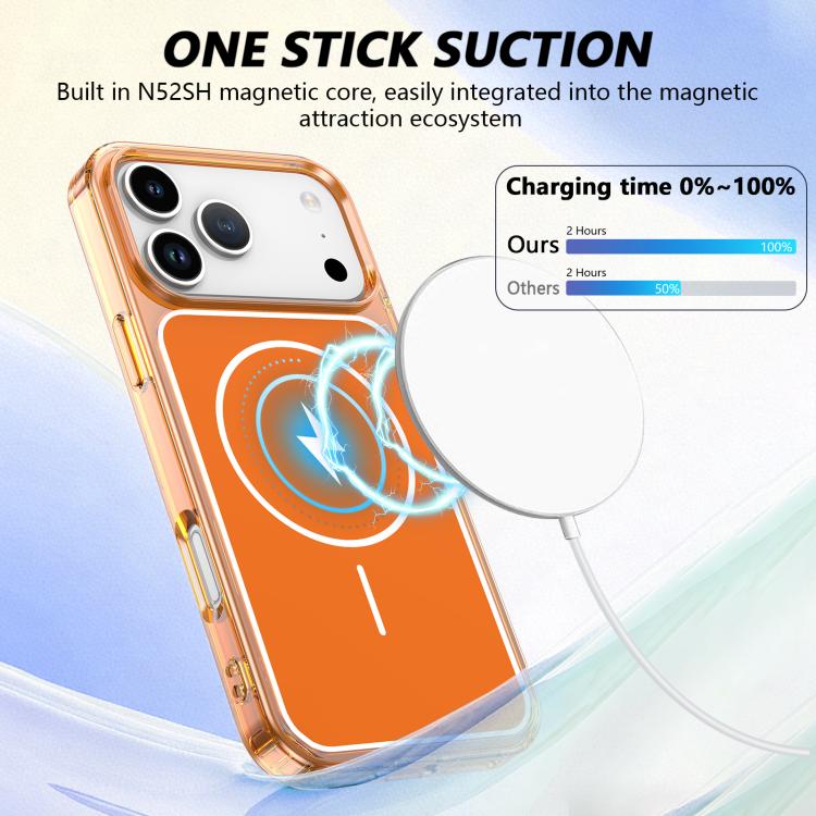 Coque de téléphone magnétique hybride Color Shield PC TPU, pour iPhone 17 Pro Max, pour iPhone 17 Pro
