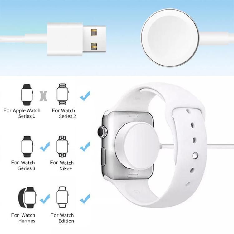 xDfind pour Apple Watch support de chargement en silicone et ensemble de chargeur USB, Silicone+USB (blanc), Silicone+USB (noir)