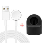 xDfind pour Apple Watch support de chargement en silicone et ensemble de chargeur USB, Silicone+USB (blanc), Silicone+USB (noir)