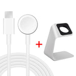 xDfind Support de chargement en alliage d'aluminium pour Apple Watch et ensemble de chargeurs Type-C, alliage d'aluminium+Type-C