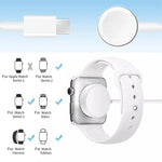 xDfind Support de chargement en alliage d'aluminium pour Apple Watch et ensemble de chargeurs Type-C, alliage d'aluminium+Type-C