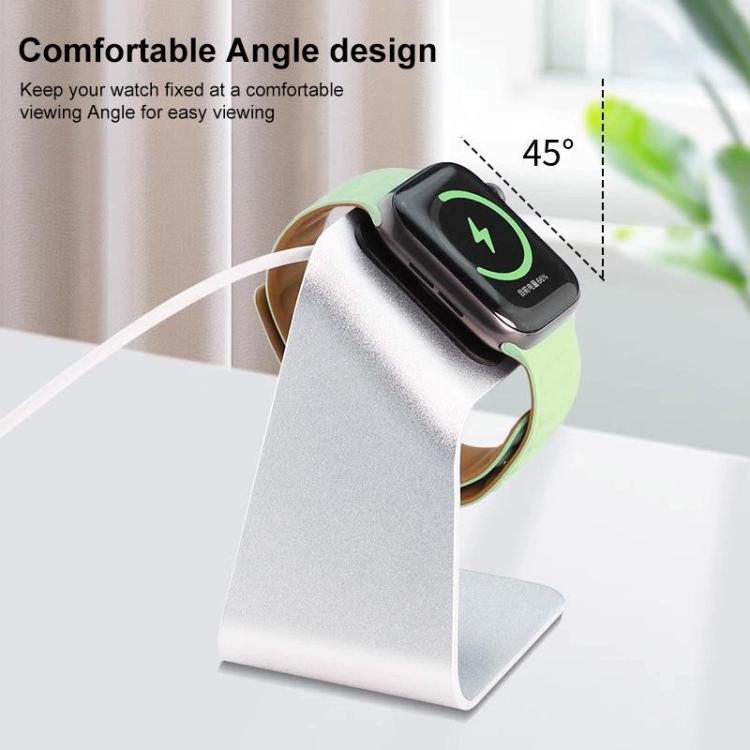 xDfind Support de chargement en alliage d'aluminium pour Apple Watch et ensemble de chargeurs Type-C, alliage d'aluminium+Type-C
