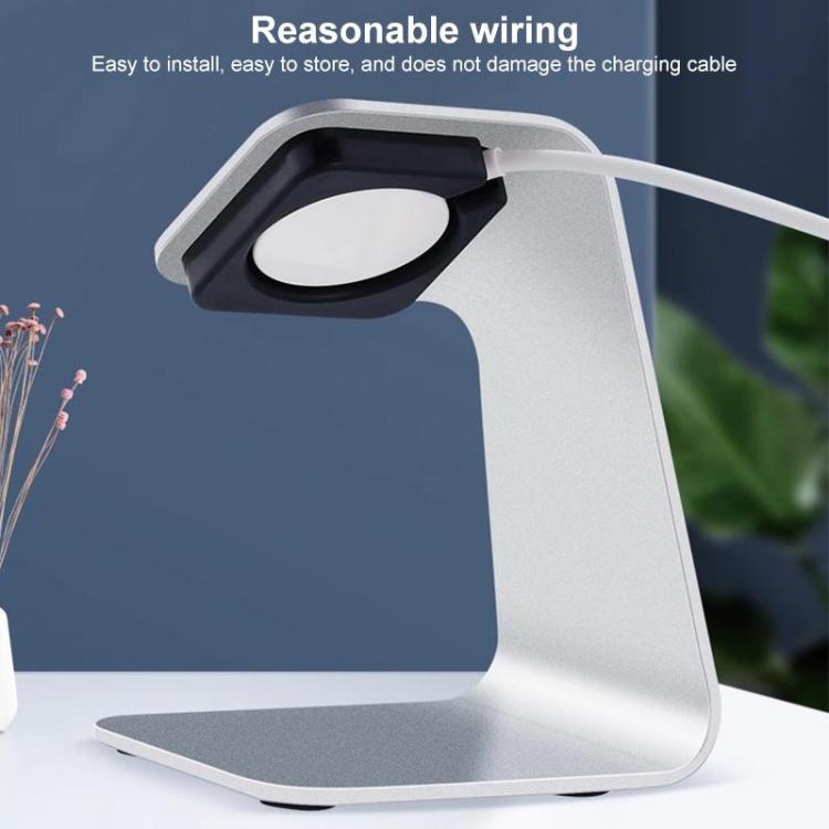 xDfind Support de chargement en alliage d'aluminium pour Apple Watch et ensemble de chargeurs Type-C, alliage d'aluminium+Type-C