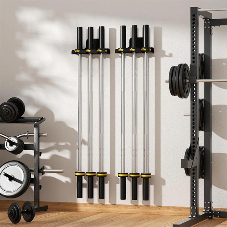Support mural robuste pour haltères, rangement d'équipement de fitness pour garage/salle de sport, FS-23195