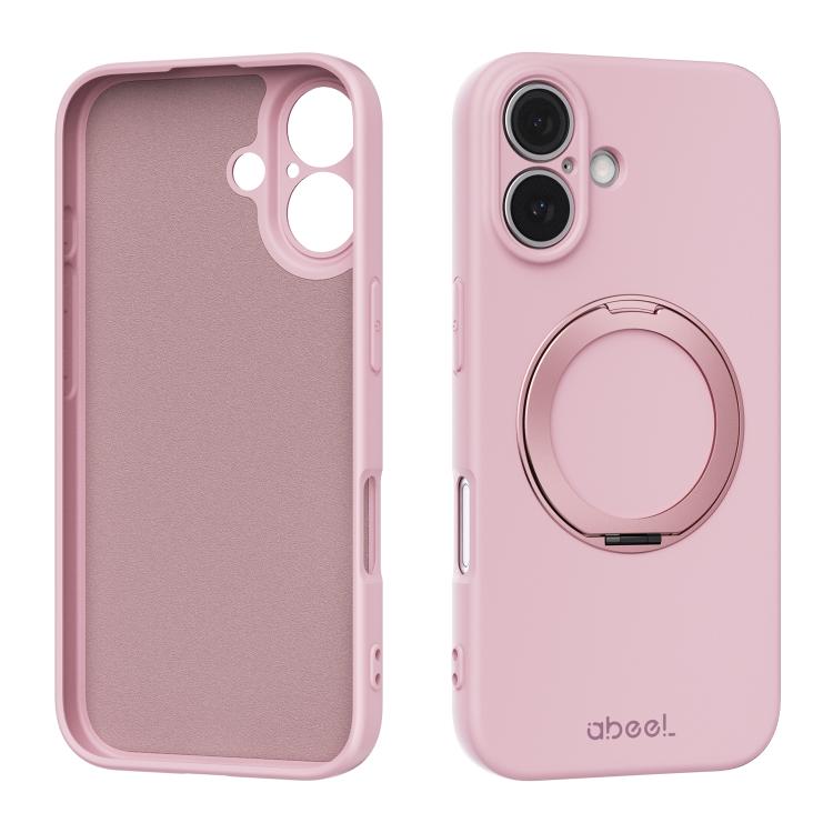 Coque de téléphone magnétique en silicone liquide ABEEL, agréable au toucher, avec support, pour iPhone 17 Pro Max, pour iPhone 17 Pro, pour iPhone 17, pour iPhone 16 Pro Max, pour iPhone 16 Pro, pour iPhone 16