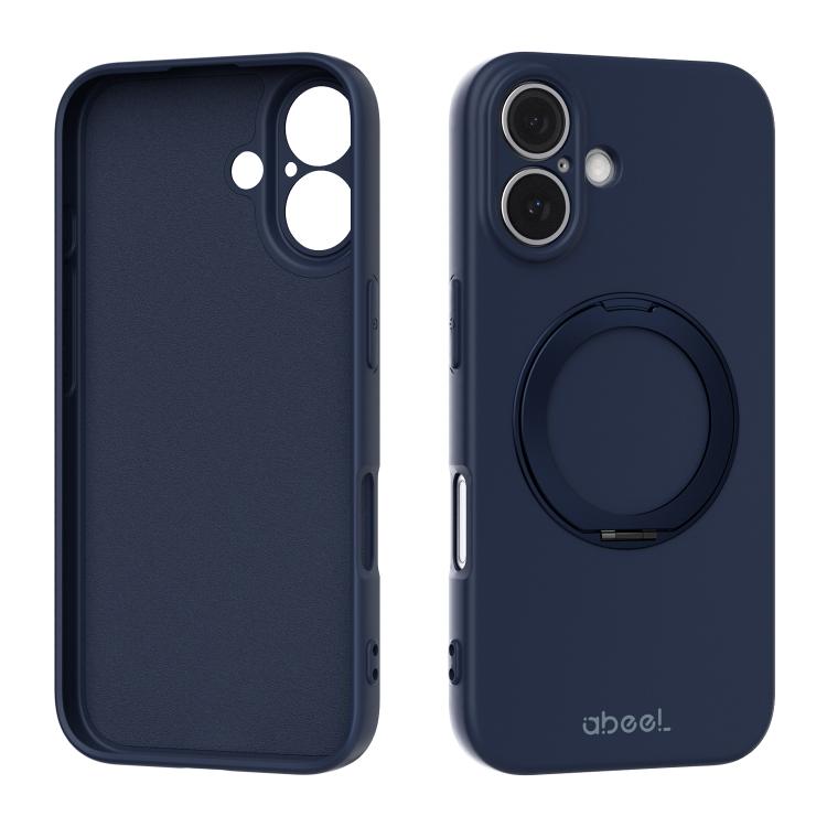 Coque de téléphone magnétique en silicone liquide ABEEL, agréable au toucher, avec support, pour iPhone 17 Pro Max, pour iPhone 17 Pro, pour iPhone 17, pour iPhone 16 Pro Max, pour iPhone 16 Pro, pour iPhone 16